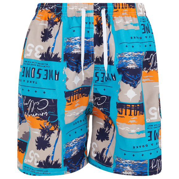 Mens Swim Trunks Swimming Cargo Shorts Bathing Suit, Small Medium Large X-Large - Picture 1 of 8